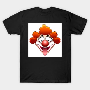 joking circus clown head T-Shirt